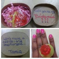 How did you ask your bridesmaids?