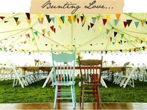 For those having a tented wedding reception