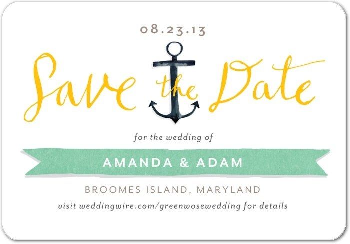 Save the dates are ordered! So...
