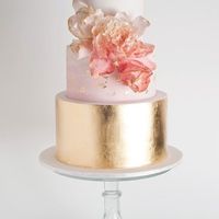 Fake flowers for the cake?