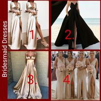 Gold, Champagne or Black Bridesmaids /bridesmatrons Dresses? - 1