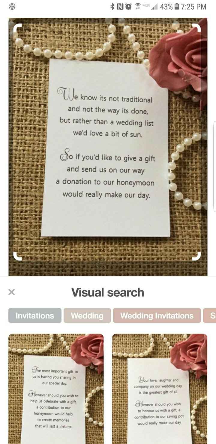  "honeymoon Fund" - 1