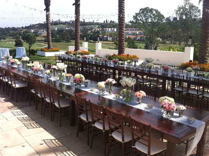 i need some inspiration for my centerpeices, my tables are  oblong.  im stuck on ideas help ladies