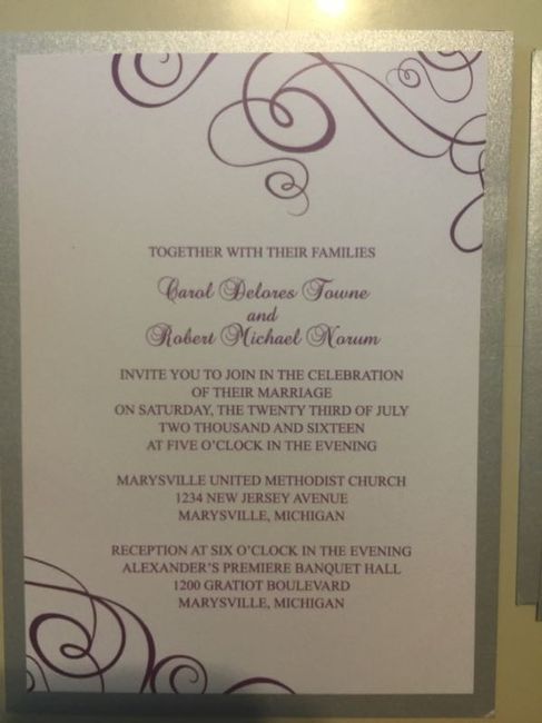 DIY or purchase Invitations?