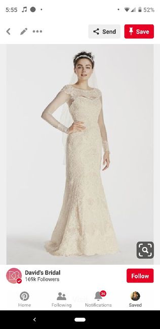 Did you pick a lace illusion sleeve dress ? Pics! - 1