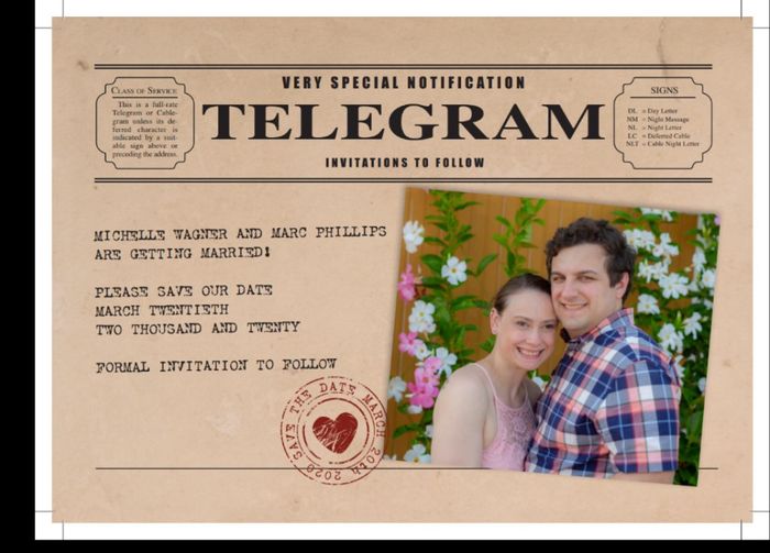 Let's see your Save The Dates! - 1