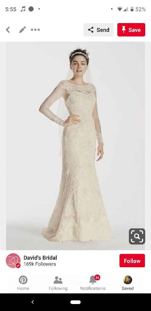 Did you pick a lace illusion sleeve dress ? Pics! - 1