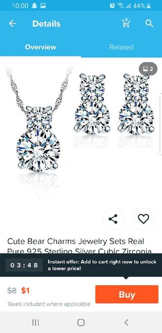 Jewelry for bridesmaids! 1