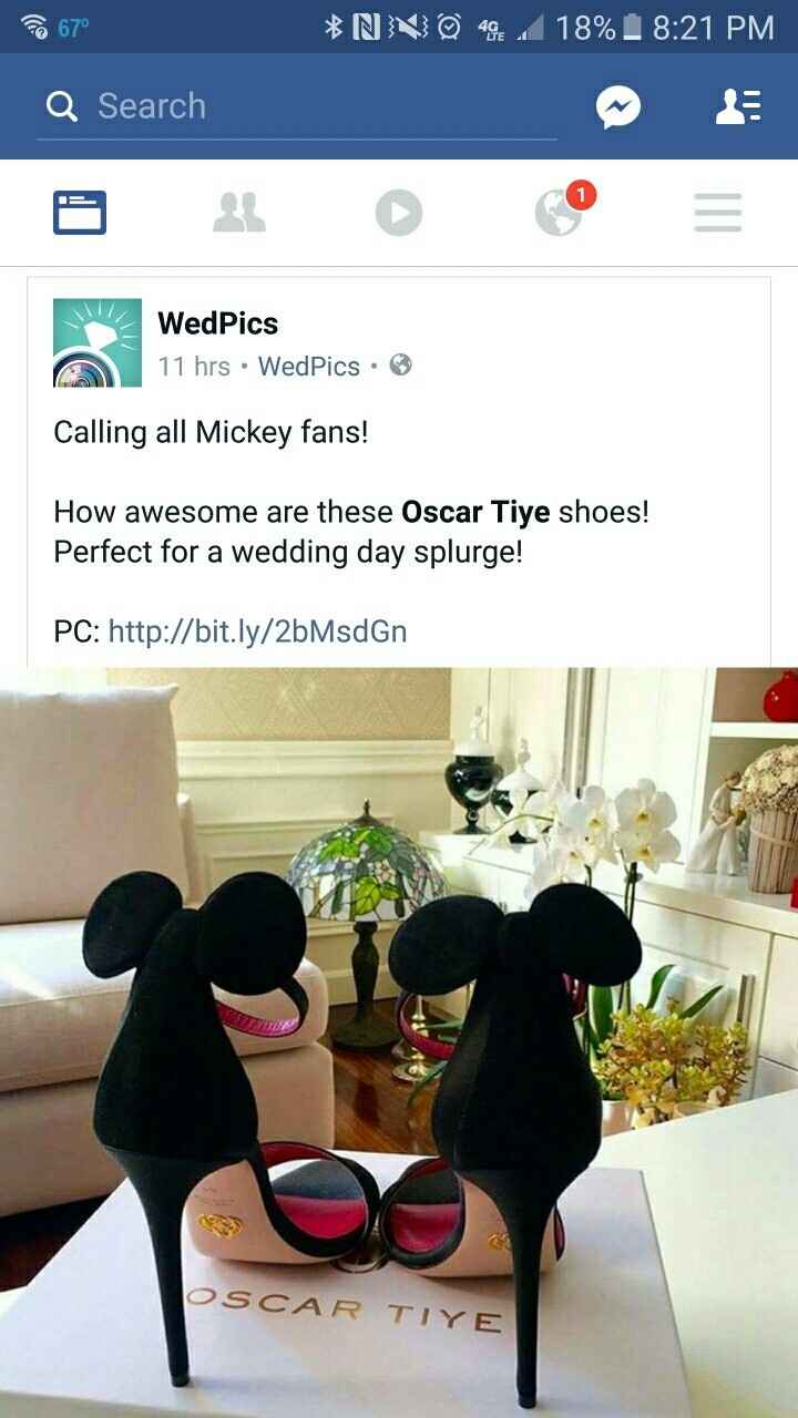 Shoes for Disney wedding