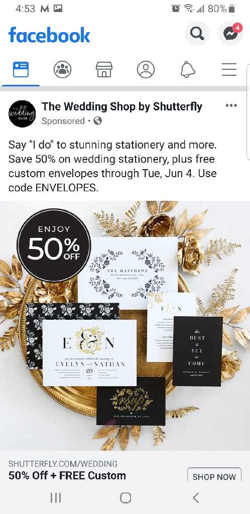 Shutterfly stationary sale! - 1
