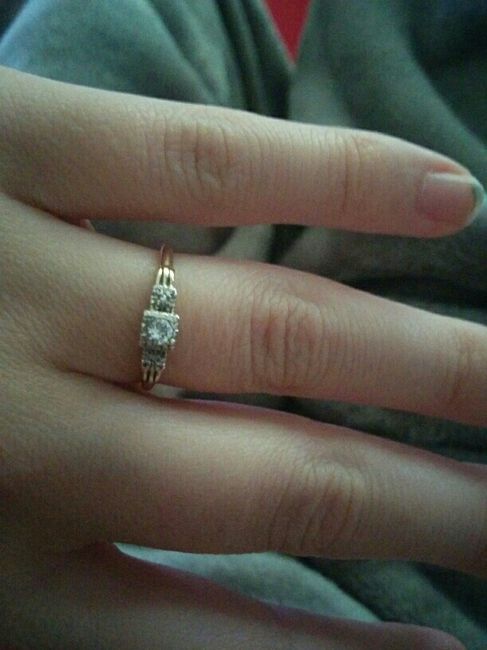 Tried to revive an old thread, but it wouldn't post...so Show me your nontraditional engagement ring