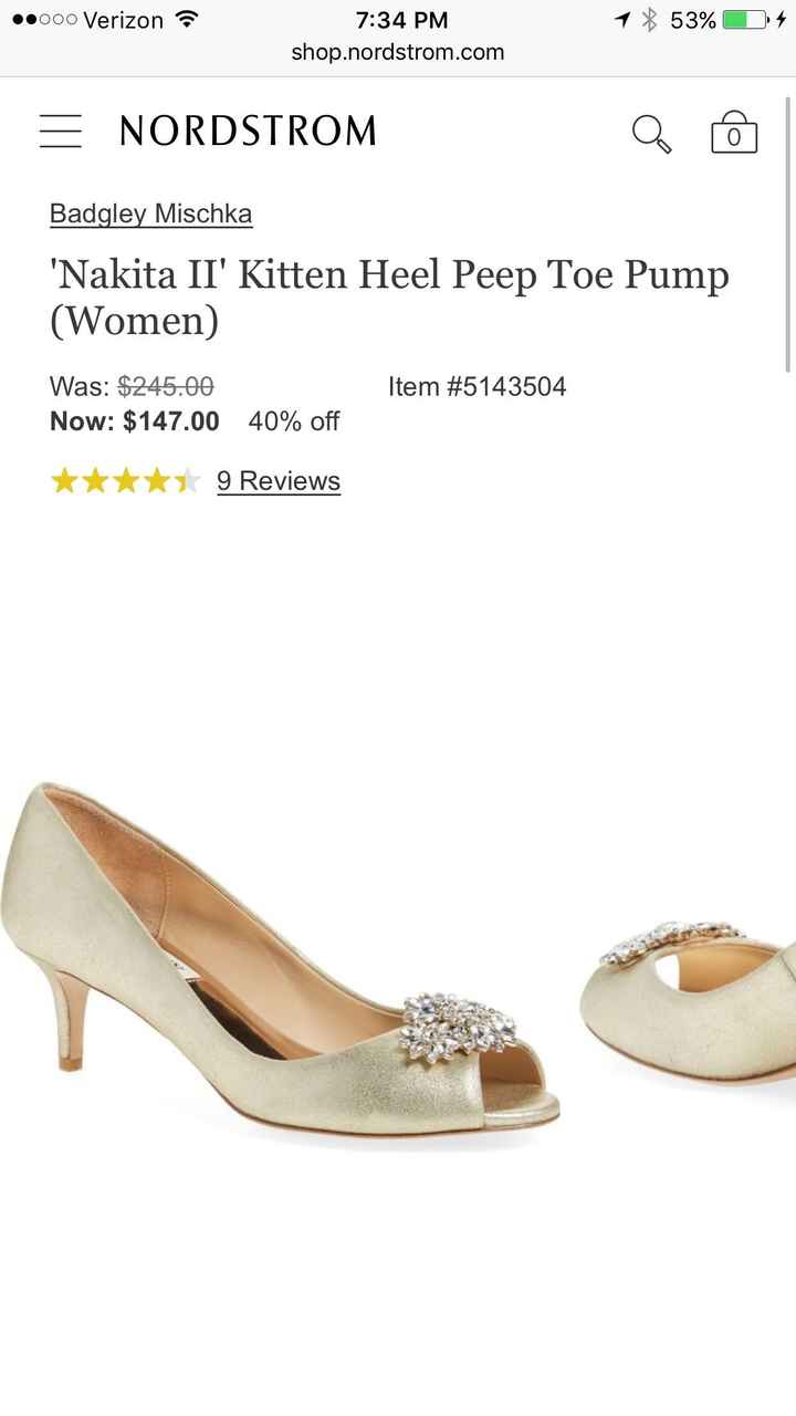 Bridal shoe HELP!