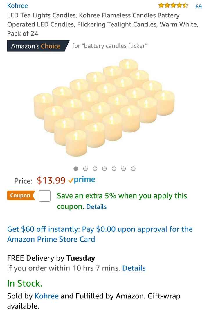 Fake Candles? Help! - 1