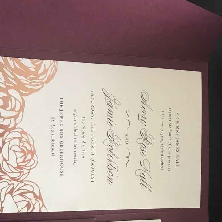 Invitations
