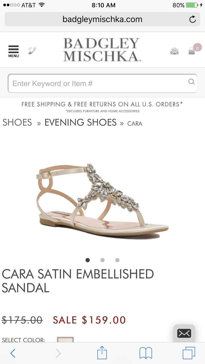 Shoes to wear to ceremony for beach wedding