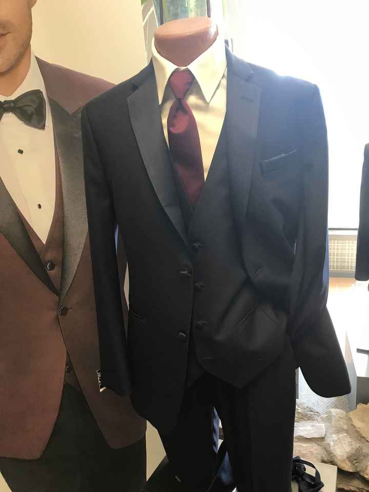 FH found his tux!! I couldn't be happier!