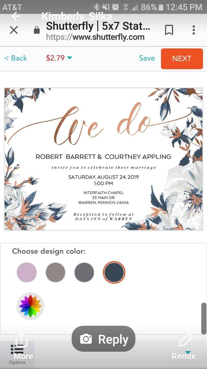 Where did you get (or getting) your wedding invitations from?!! - 4