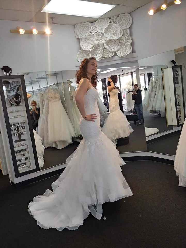 11 days out - picked up the dress this weekend! - 2