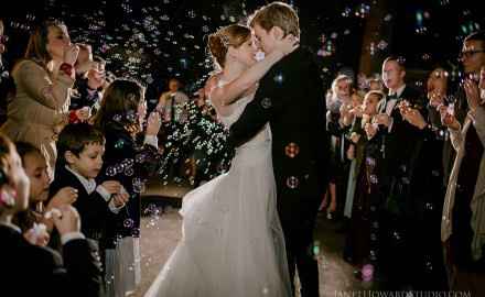 Bubbles even after dark are beautiful!