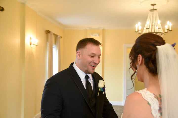 First looks with the groom - again, BEST part of the day! (First looks rule!) 