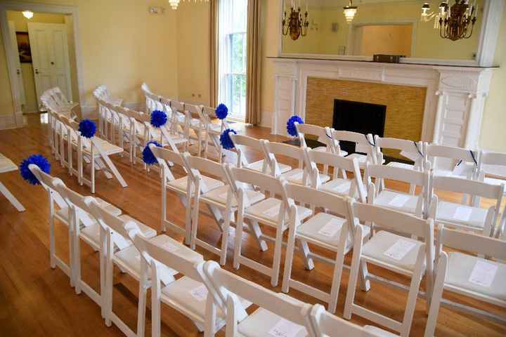 A look at our actual ceremony space
