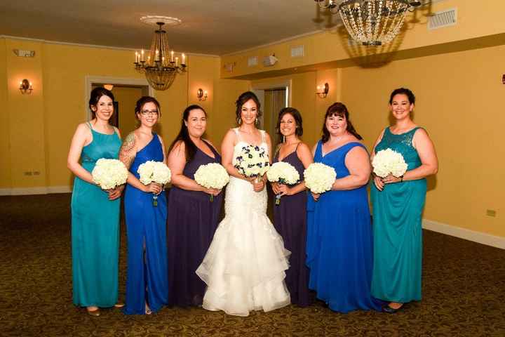 Mismatched bridesmaid dresses Weddings Wedding Attire