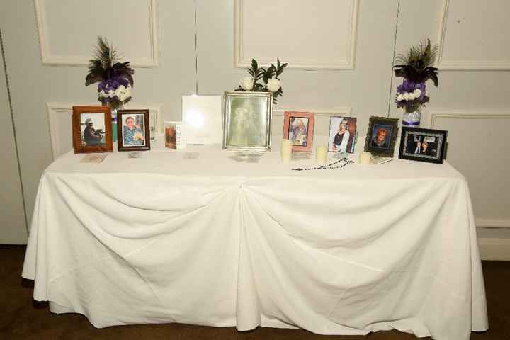 Memorial table 