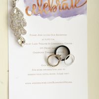 Invitation (not pictured: envelopes and back side of the invitation) 