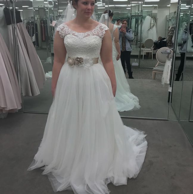 Please show your wedding dress, ladies - 1
