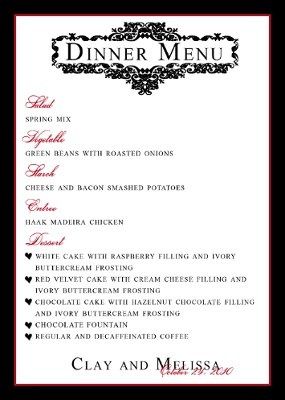 DIY Brides? Where did you get your instructions for menu cards?
