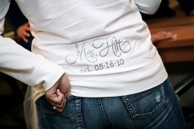 Bridesmaid Rhinestone Iron On Transfer