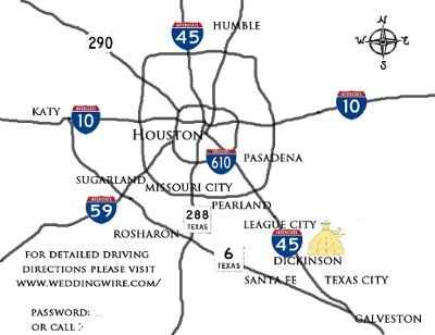 Wedding Map for Invitations