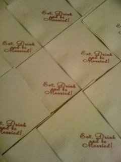 DIY Embossing napkins (pic)