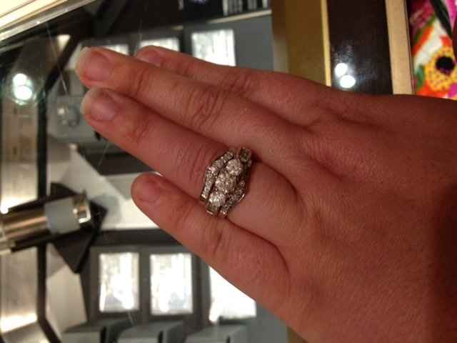 How does this wedding band look? *pictures*