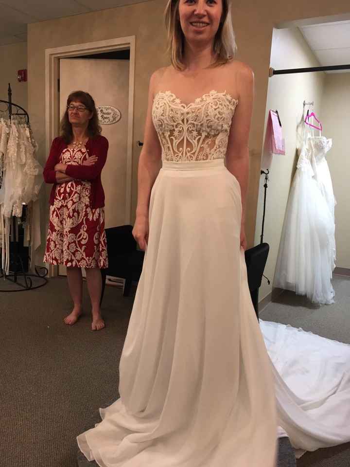 Torn between 2 dresses - 1