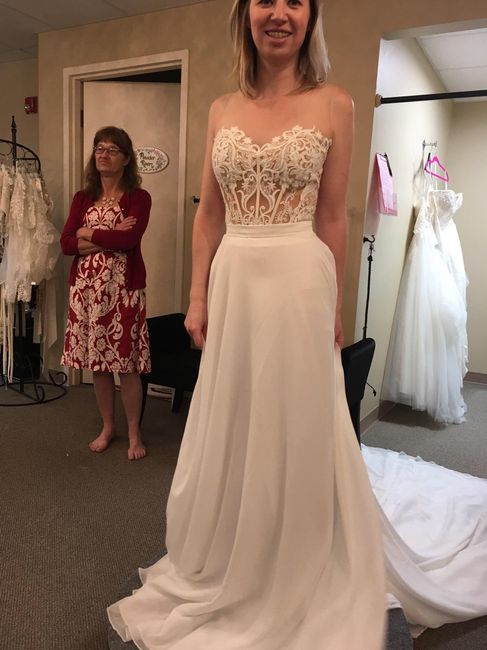 Torn between 2 dresses - 1