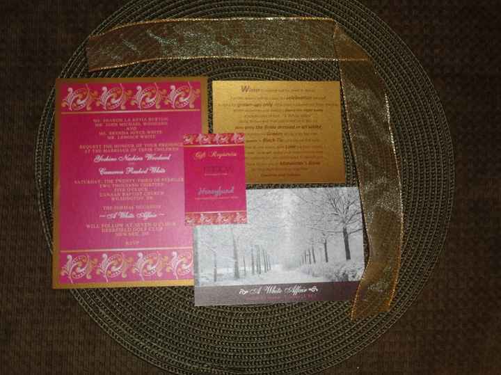 Invites Created and Assembled