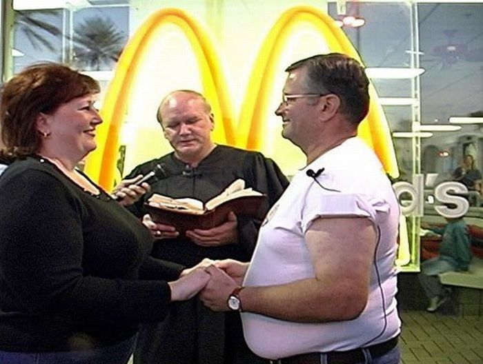 Google "funny wedding pic" or "horrible wedding pic" and post your favorite that popped up!