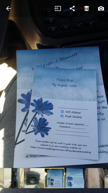 Finished my invitations today