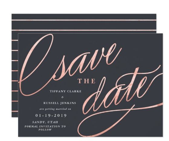 Ordered our Save the dates!