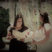 Our officiate flew in for us