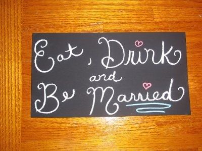 some more DIY projects! (signs, bouquet holder, aisle decor, etc) PIC HEAVY