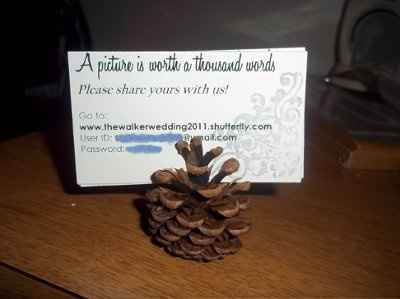 some more DIY projects! (signs, bouquet holder, aisle decor, etc) PIC HEAVY