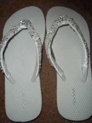 my DIY wedding shoes