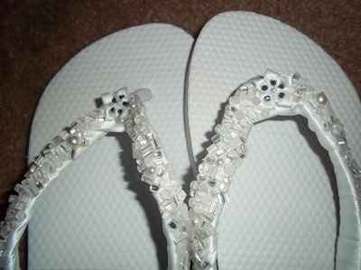 my DIY wedding shoes