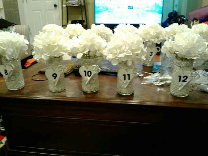 Reception centerpieces