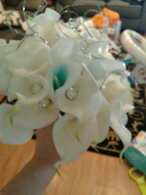 Silk flower bouquets