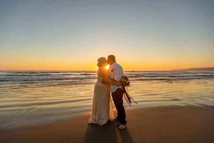 Sunset kisses