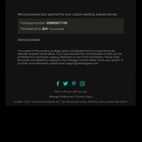 Wedding Wire gave away my domain name before it expired and after i paid to renew it! - 2