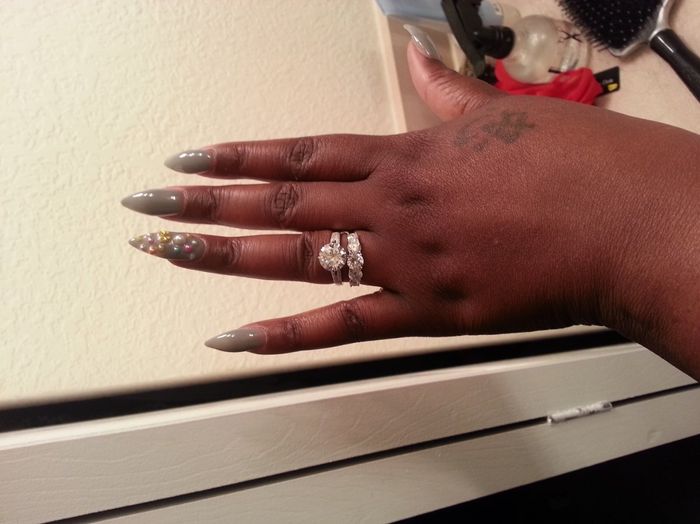 I'm back with checks and new rings!